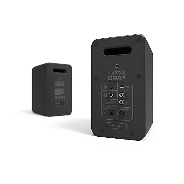 ORA4 | 100W Güçlendirilmiş Referans Masaüstü Hoparlörler, Bluetooth - Siyah, Çift (Type C güç kablosu dahil) - 4