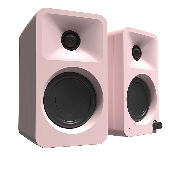 ORA | 100W 3'' Aktif Referans Masaüstü Hoparlörler | Pembe, Çift - Garaj Ürünü - 3