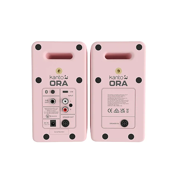 ORA | 100W 3'' Aktif Referans Masaüstü Hoparlörler | Pembe, Çift - Garaj Ürünü - 4