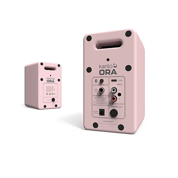 ORA | 100W 3'' Aktif Referans Masaüstü Hoparlörler | Pembe, Çift - Garaj Ürünü - 5