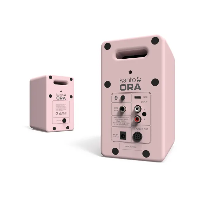 ORA | 100W 3'' Aktif Referans Masaüstü Hoparlörler | Pembe, Çift - Garaj Ürünü - 5
