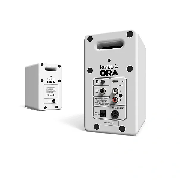 ORA | 100W 3'' Aktif Referans Masaüstü Hoparlörler | Beyaz, Çift - Garaj Ürünü - 3