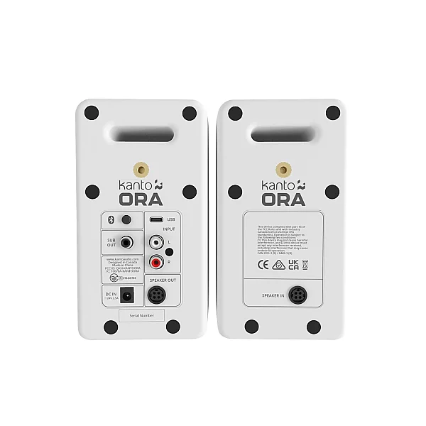 ORA | 100W 3'' Aktif Referans Masaüstü Hoparlörler | Beyaz, Çift - Garaj Ürünü - 4