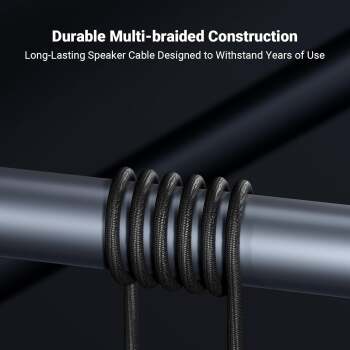 Oxygen-Free Copper Speaker Cables (2 Çift) | 1.8mt - 6