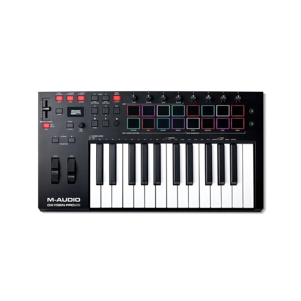 Oxygen Pro 25 Yarı Ağır Tuşe MIDI Controller - M-Audio