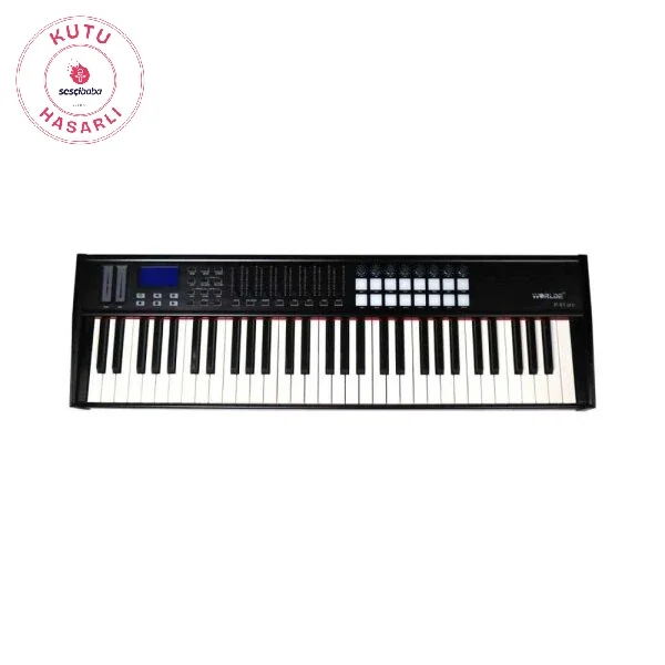 P-61 Pro 61 Tuş Midi Klavye - KUTU HASARLI - 1
