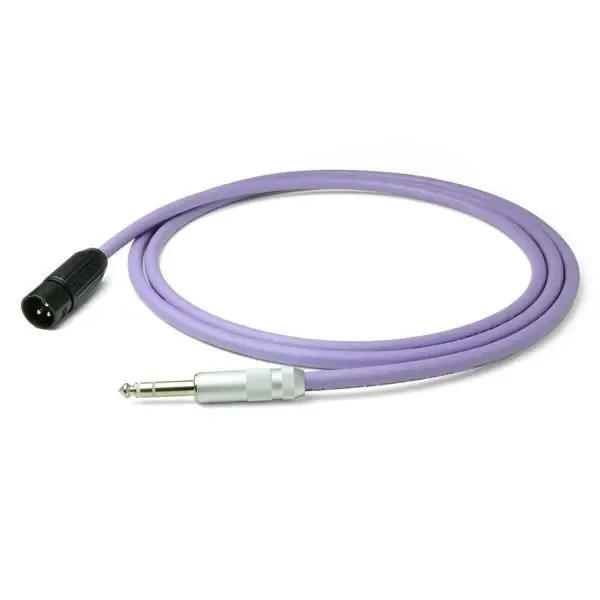 PA-02 TXM V2 - 3.0 mt 1/4 TRS (M) - XLR(M) Ultra Kalite 110ohm Balanslı Aktif Stüdyo Hoparlör Kablosu - 2