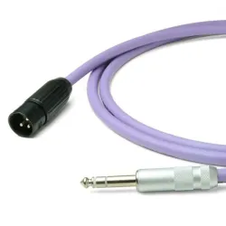 PA-02 TXM V2 - 3.0 mt 1/4 TRS (M) - XLR(M) Ultra Kalite 110ohm Balanslı Aktif Stüdyo Hoparlör Kablosu - 3