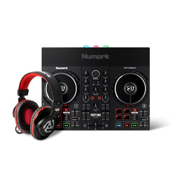 Party Mix Live DJ Controller + HF175 Profesyonel DJ Kulaklığı - Thumbnail