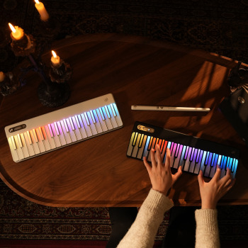 PartyKeys Keyboard - Light-Guided MIDI Piano Keyboard | 72 Tuşlu Özel Çantalı Set | Black - 3