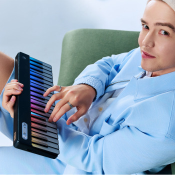 PartyKeys Keyboard - Light-Guided MIDI Piano Keyboard | 72 Tuşlu Özel Çantalı Set | White - 2