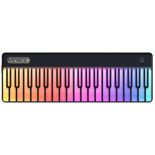 PartyKeys Keyboard - Light-Guided MIDI Piano Keyboard | Black - 1