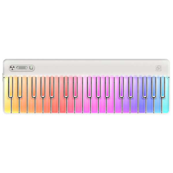 PartyKeys Keyboard – Light-Guided MIDI Piano Keyboard | White - 1
