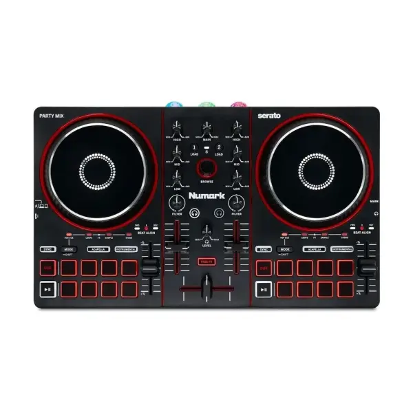 PARTYMIX III - LED Aydınlatmalı & Mobil cihaz uyumlu DJ kontroller - 1
