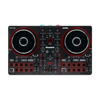 PARTYMIX III - LED Aydınlatmalı & Mobil cihaz uyumlu DJ kontroller - Numark