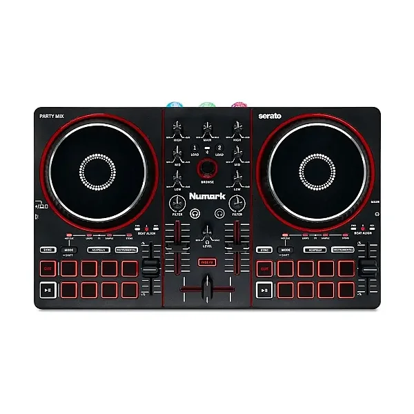 PARTYMIX III - LED Aydınlatmalı & Mobil cihaz uyumlu DJ kontroller - 1