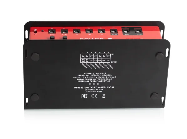Pedal Board Güç Kaynağı – 8 İzole Çıkışlı (GTR-PWR-8-FG) - 5