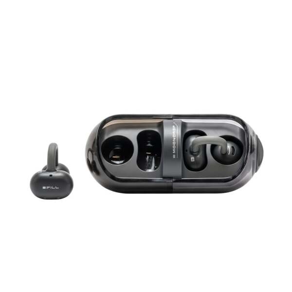 PILL Ear-clip Wireless Headphone (OWS) | Black - 1