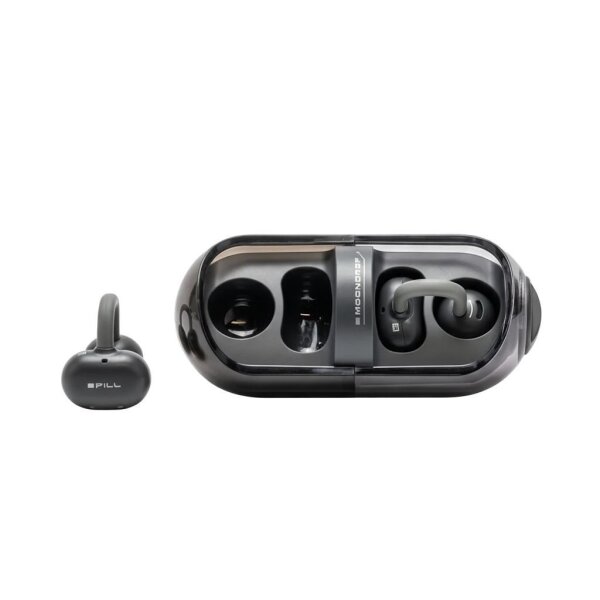 PILL Ear-clip Wireless Headphone (OWS) | Black - 1