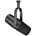 PM1 Black | Cardioid Dynamic Podcasting Microphone - Relacart