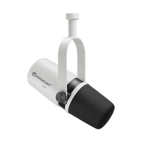PM1 White | Dinamik Yayıncı Mikrofonu - Relacart
