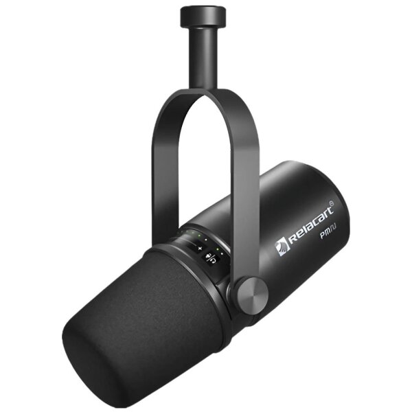 PM2 Black | USB-C & XLR Cardioid Dynamic Podcasting Microphone - 2