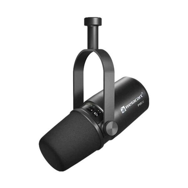 PM2 Black | USB-C & XLR Dinamik Yayıncı Mikrofonu - Relacart