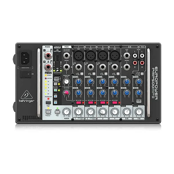 PMP500MP3 500 Watt 8 Kanal Mp3'lü Power Mikser - 1