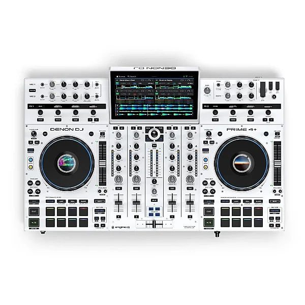 Prime 4+ Profesyonel DJ Controller (White Edition) - 2