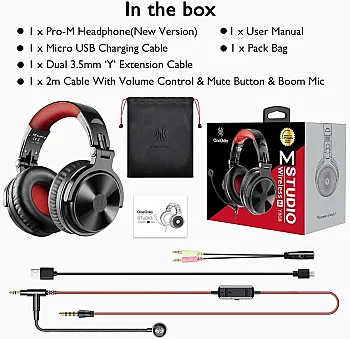 Pro M 3D Surround Bluetooth Gaming Headset (Siyah) - 2