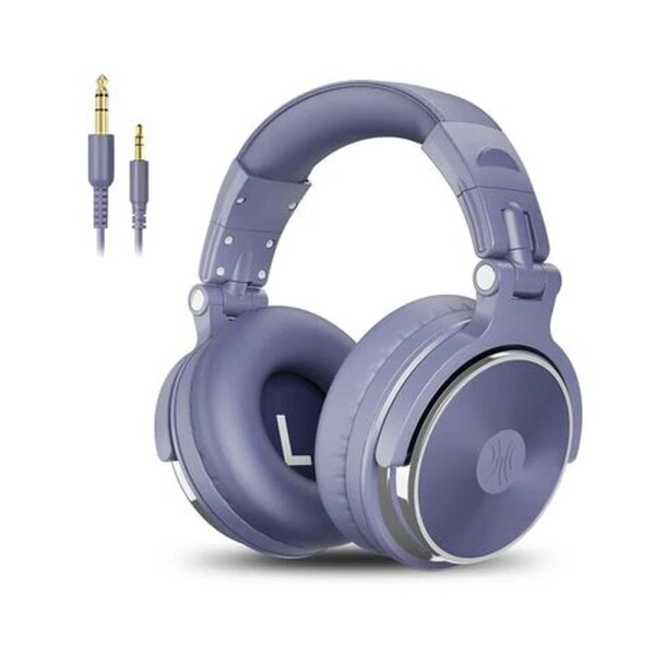 Pro10 Kulak Üstü Kablolu DJ Kulaklığı (Mor) - OneOdio