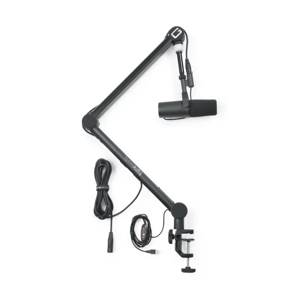 LED Aydınlatmalı Yayıncı Boom Mikrofon Standı (GFW-MICBCBM4000) | GFWMICBCBM4000 - 1