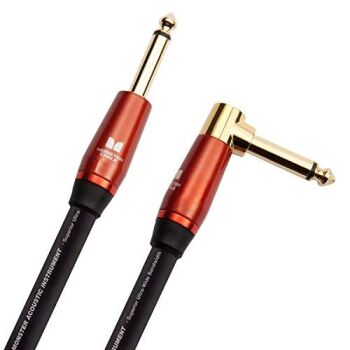 Prolink Acoustic Instrument Cable - Right Angle to Straight | 6.4mt - Monster Cable
