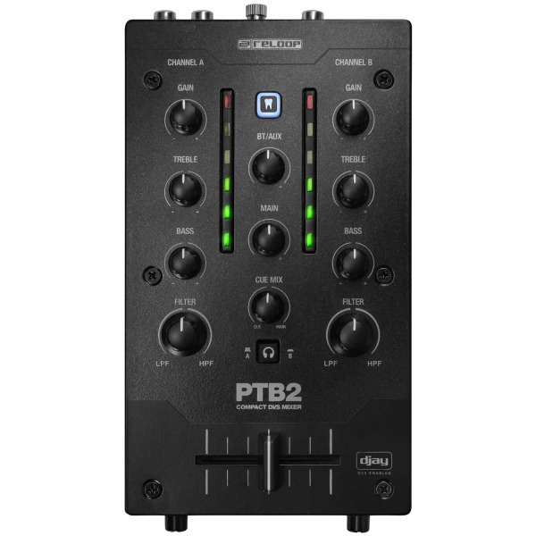 PTB2 | Mobil 2+1 Channel DJ Mixer (DVS & Bluetooth) - 1
