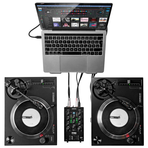 PTB2 | Mobil 2+1 Channel DJ Mixer (DVS & Bluetooth) - 5
