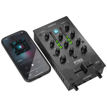PTB2 | Mobil 2+1 Channel DJ Mixer (DVS & Bluetooth) - 8