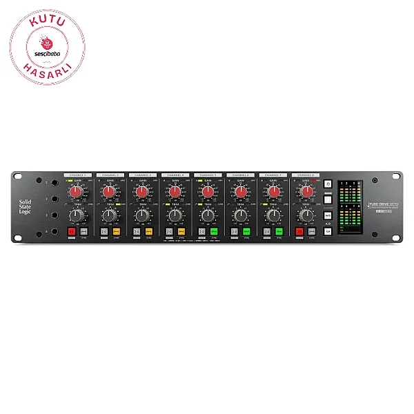 PureDrive Octo - 48Kanal Mikrofon Preamp, USB-C Ses Kartı - KUTU HASARLI - 1