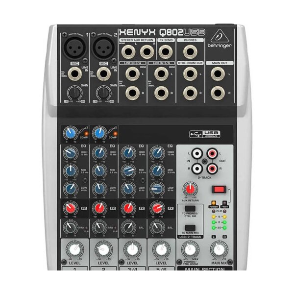Q802USB 8 Kanal Usb Mikser - Behringer