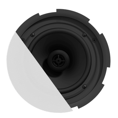 QuickFit 2-Way 8 Ceiling Speaker With TwistFix Grill-White & 16 Ω - 1