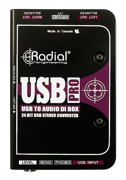 USB-Pro USB Laptop DI-Box - 2