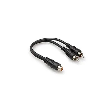 RCA (F) <-> Dual RCA (M) Y-kablo YRA-105 - Hosa