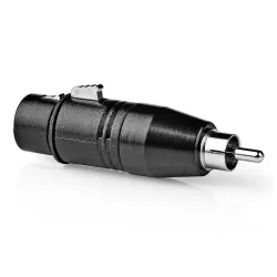 RCA Erkek - XLR 3-Pin Dişi Konnektör - Nedis Cable