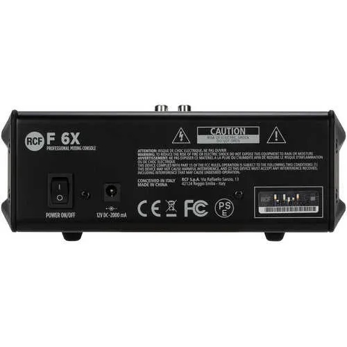 RCF F 6X Kanallı Efektli Mikser - 3