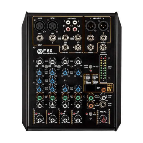 RCF F 6X Kanallı Efektli Mikser - Rcf
