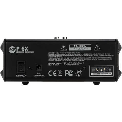 RCF F 6X Kanallı Efektli Mikser - 3