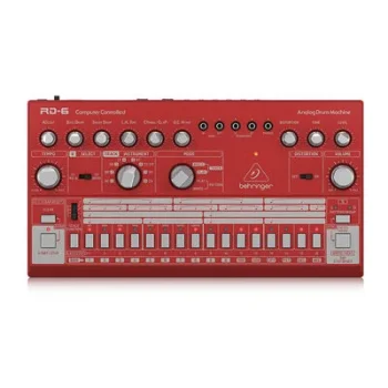 RD-6-RD 64 Adım Sıralayıcılı Analog Davul Makinesi ( Kırmızı ) - Behringer