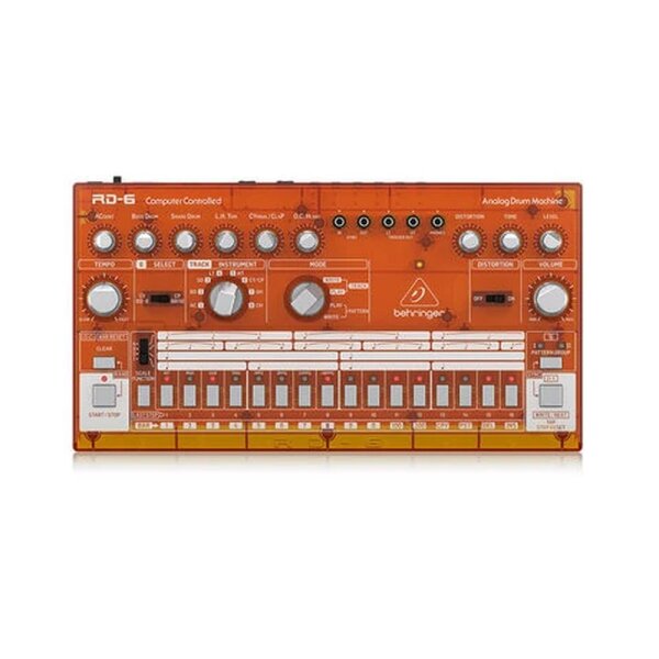 RD-6-TG 64 Adım Sıralayıcılı Analog Davul Makinesi ( Turuncu ) - 1
