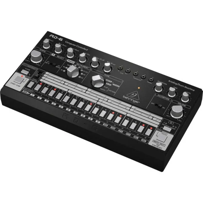 RD-6-BK 64 Adımlı Sıralayıcılı Analog Davul Makinesi (Siyah) - 3