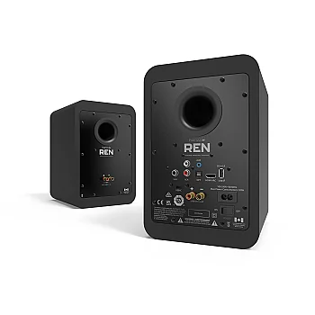 Ren | 200W 5'' Aktif Kitaplık Hoparlörleri | Mat Siyah, Çift - 4