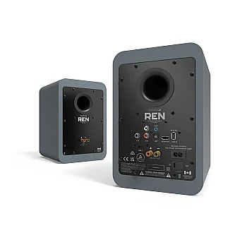 Ren | 200W 5'' Aktif Kitaplık Hoparlörleri | Mat Gri, Çift - 4
